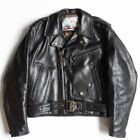 Aero leather Horse Hide Leather Jacket Double Riders men's Used