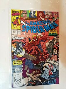 The Amazing Spiderman #331 Venom Punisher Larsen Marvel comics 1990 VF+ 8.5