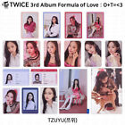 TWICE 3rd Album Formula of Love : O+T= 3 Official Photocard Tzuyu KPOP K-POP