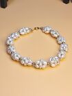 1970s 14k Freshwater Cluster Pearl Bracelet W 14k Gold Beads & Solid Gold Clasp.