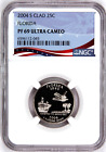 2004-S Proof State Quarter, Florida,  PF69 Ultra Cameo NGC, Patriotic Label