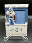 2021 PANINI NATIONAL TREASURES COLLEGIATE Dyami Brown AUTO PATCH JERSEY RC /49