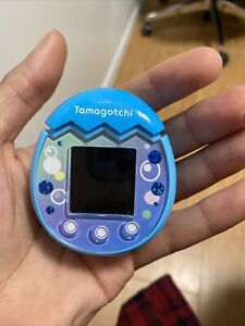 Tamagotchi Pix Ocean Blue Handheld Device Tested & Works!