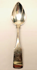 1820 kendrick Coin Silver Large Serving Spoon. Great Monogram and Condition