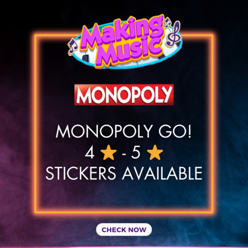 Monopoly Go! 4⭐ - 5⭐ Star Stickers ⭐ PRESTIGE INCLUDED | Cheap🔥SUPER FAST⚡