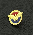 Classic WONDER WOMAN LOGO pin Cap lapel GOLD COLOR Cosplay collectible US seller