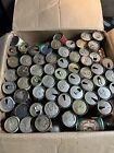 Lot Of 15 Collectible Vintage Empty Beer Cans Many Pull Tab Style