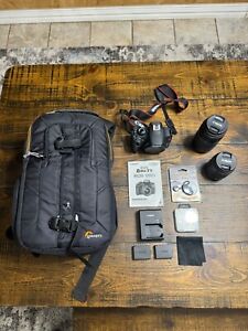 New ListingCANON EOS REBEL t5 18MP CAMERA with 2 LENSES and 2 BATTERIES and EXTRAS