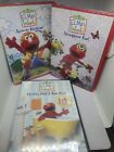 Sesame Street Elmo DVD Lot of 3 Elmo’s World, Springtime, Familes Mail & Bath