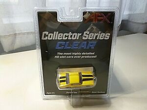 NEW AFX COLLECTOR SERIES CLEAR MEGA-G NEW RELEASE YELLOW 1971 CHEVELLE 454 NEW