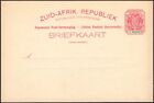 TRANSVAAL, 1896. Post Card H&G 4, Mint A