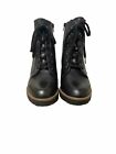 SOUL Naturalizer Womens MyFave Black Ankle Boots Shoes Size 10W