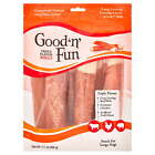 Good ’n’ Fun Triple Flavor Chews 7 Inch Rolls Rawhide for Dogs 6 Count Delicious