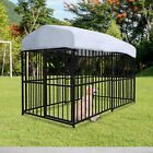 CLARFEY Large Dog Playpen House Fence Heavy Duty Metal Kennel Pet Cage Outdoor