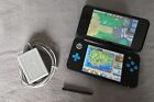 Nintendo 2DS XL Black & Turquoise Console System Great Condition Fast Shipping!