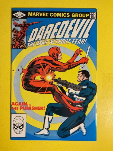 Daredevil #183 1st Battle Daredevil Versus Punisher Frank Miller Marvel 1982