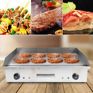 Electric Griddle Flat Top Grill 4400W Hot Plate BBQ Countertop Commercial