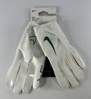 Nike Vapor Jet Football Gloves Mens Size Large White Green New DR5110-135