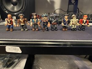 Mega Bloks Pirates Of The Caribbean Mini Figure Lot Jack Sparrow Davy Jones More