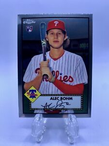 2021 Topps Chrome Platinum Alec Bohm RC Rookie #1 Philadelphia Phillies