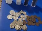 Vintage US Coin Collection Lot ~ Silver ~ Cent Coins ~  20+ Coins Starter LOT