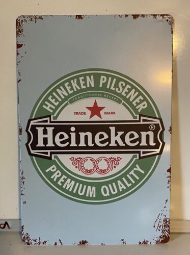 New ListingHeineken Beer Sign - Metal - Wall Decor - Bar Ware - Aluminum Poster - Lager