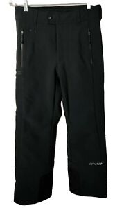 Spyder Men S XLT 5000 Black Zipped Pocket Logo Winter Snow Pants