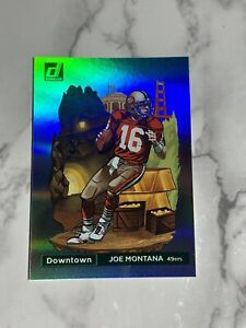 New Listing2023 Panini Donruss NFL Joe Montana Downtown Case Hit SSP Insert 49ers