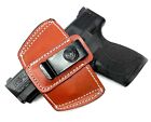 Brown Leather MULTI-FIT IWB OWB SOB CD Holster for MED/LARGE AUTOS - CHOOSE
