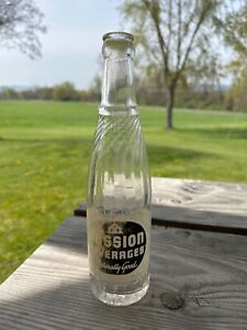 Vintage Mission Beverages Dug Bottle, Nice Condition