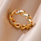 Fashion Gold Color  Stainless Steel Rings for Women Wedding Ring Woman ring