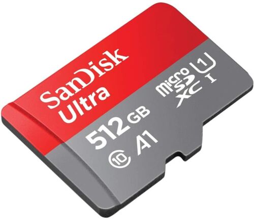 Sandisk Ultra 512GB Memory Card High Speed MicroSD Class 10 for Smartphones