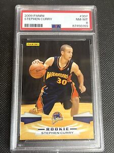 New Listing2009 Panini #307 Stephen Curry Rookie PSA 8 Golden State Warriors
