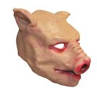 Bristol Novelty Pig Latex Mask, One Size,Pink
