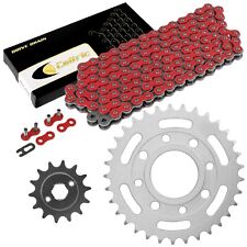 Red Drive Chain And Sprocket Kit for Honda CB250 Nighthawk 250 1991-2008 (For: Honda)