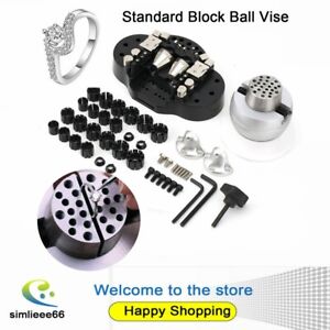US Durable Engraving Block Jewellers Work Holder Tool Ball Vice with Accessories