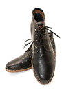 Hawker Rye Mens Black Chukka Ankle Boots Dress Boots Contrast Stitch Size 11