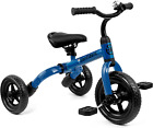 Tricycle for Toddlers Age 2 to 4 Years Old, 3 in 1 Folding Toddler Bike for Boys