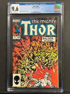 Thor 344 CGC 9.6 WHITE PAGES 1st Appearance of Malekith ! Near Mint+