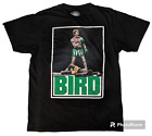 BOSTON CELTICS Larry Bird Shirt Boxing Ali Graphic NBA Mens Size MEDIUM Rare