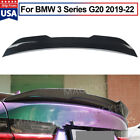 For BMW G20 330i M340i 2019-2022 Carbon Look ABS Highkick Rear Spoiler PSM Style