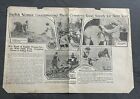 WW1 US Army, English Women in War, Food Supply, Original Flyer Newspaper
