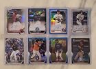 New Listing2023 Bowman Auto Color Numbered Parallel 8 Card Lot