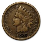 1 Indian Head Penny Copper Cent Coin 1859-1909 Random Date US Mint [Circulated]