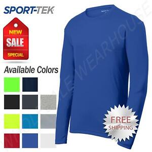 Sport-Tek Men's Dry-Fit RacerMesh Moisture Wicking Long Sleeve T-Shirt ST340LS