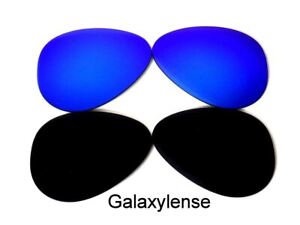 Galaxy Replacement Lenses For Ray Ban RB3025 Aviator Black&Blue 58mm Polarized