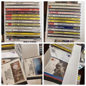 Lot of 25 Classical Music CDs - Wagner, Mozart Bach Beethoven Tchaikovsky etc