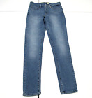 Women's Levi's 711 Mid Rise Skinny Stretch Blue Jeans Size 28 : 29