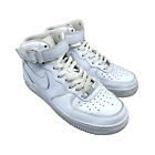 Nike Air Force 1 Mid '07 Sneakers Men's Shoes White/White 315123-111 Size 8.5