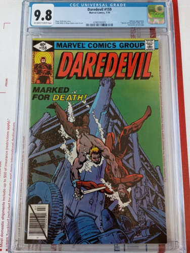 New ListingDAREDEVIL #159 CGC 9.8 FRANK MILLER BULLSEYE 1979 44 YEARS OLD AND MINT more up